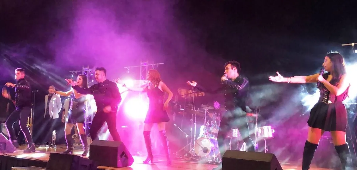 Amatista Sonando Cumbia en evento Pepsi 1