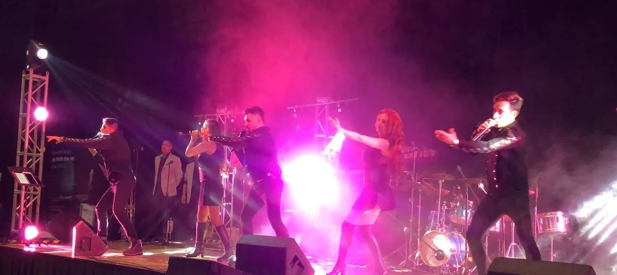 Show en vivo de Amatista Sonando Cumbia en evento especial